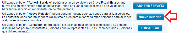 Clave fiscal para asociar mis dominios