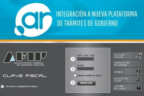 Nic argentina con clave fiscal de afip paso a paso